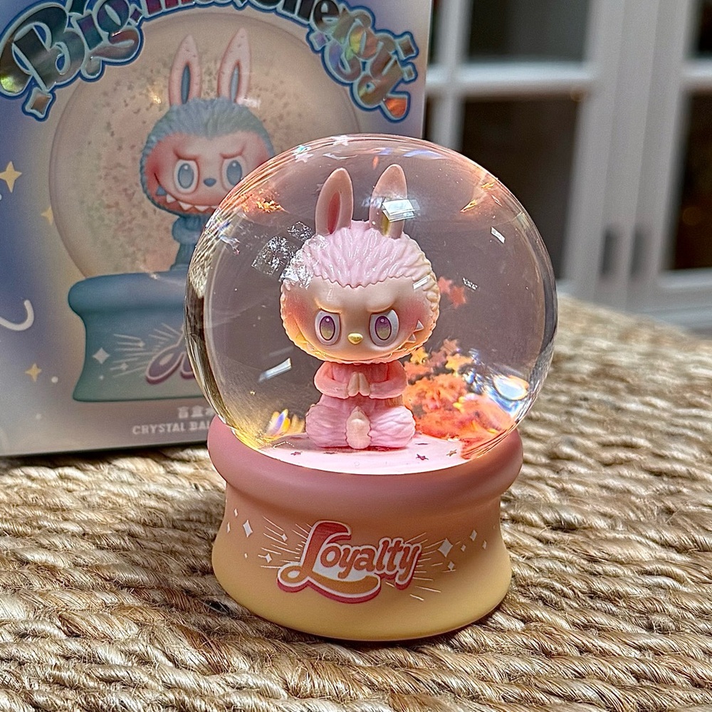 Labubu “Loyalty” Big Into Energy Crystal Globe